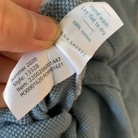 Marine Layer Sky Blue Cross-Back Jumpsuit - Picture 5 of 7